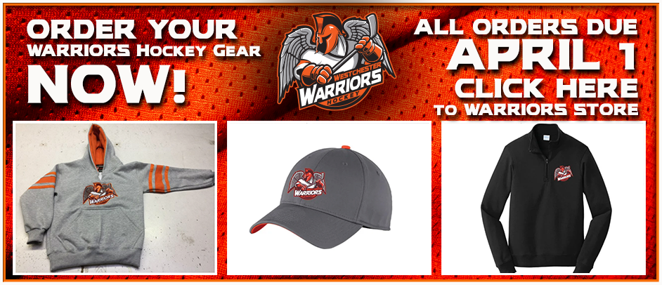 WARRIORS APPAREL STORE - ORDERS DUE APRIL 1